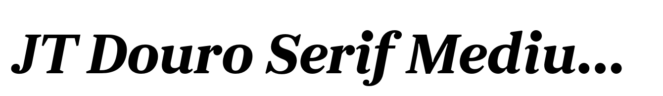 JT Douro Serif Medium Italic